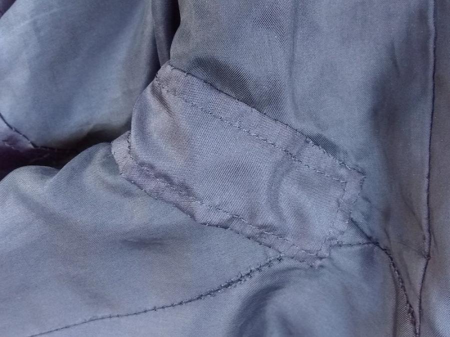 patch on lining of jacket